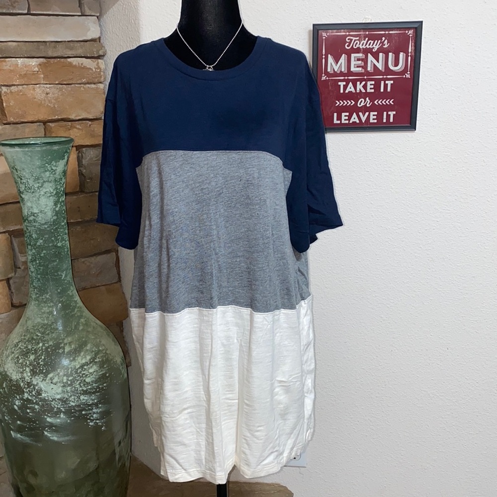 3/$30 Old Navy- Stripped Multi-Colored Shirt